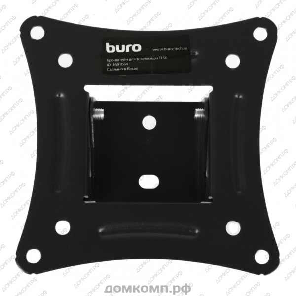 Кронштейн для ТВ Buro TLS0 (VESA 75/100, наклон 5-15°, до 15 кг) недорого. домкомп.рф